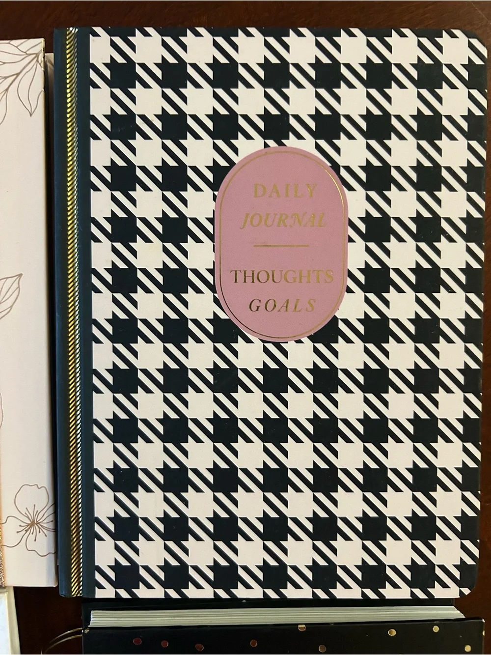 Assorted Spiral Notebooks Set — Black, White, Pink, Cream